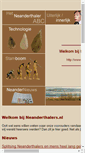 Mobile Screenshot of neanderthalers.nl